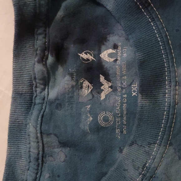 XXL Justice League Superman tie dye t-shirt - Picture 4 of 5